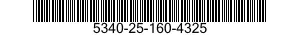 5340-25-160-4325 ANODE,CORROSION PREVENTIVE 5340251604325 251604325