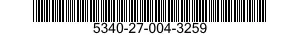 5340-27-004-3259 BRACKET,MOUNTING 5340270043259 270043259