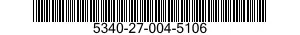 5340-27-004-5106 LOCKING PLATE,NUT AND BOLT 5340270045106 270045106