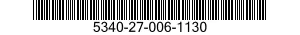 5340-27-006-1130 BRACKET,BRAKE VALVE 5340270061130 270061130