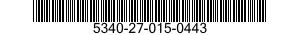 5340-27-015-0443 CLAMP,LOOP 5340270150443 270150443