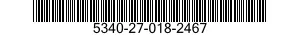 5340-27-018-2467 STOP,MECHANICAL 5340270182467 270182467
