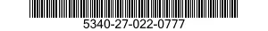 5340-27-022-0777 BAIL,RETAINING 5340270220777 270220777