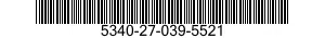 5340-27-039-5521 CLAMP ASSEMBLY,RETAINING 5340270395521 270395521