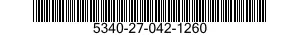 5340-27-042-1260 CLIP,RETAINING 5340270421260 270421260