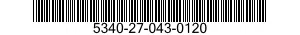 5340-27-043-0120 HANDLE,BOW 5340270430120 270430120