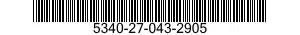 5340-27-043-2905 BRACKET,MOUNTING 5340270432905 270432905