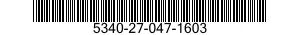 5340-27-047-1603 CLAMP ASSEMBLY,RETAINING 5340270471603 270471603