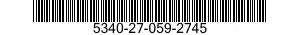 5340-27-059-2745 BRACKET,MOUNTING 5340270592745 270592745