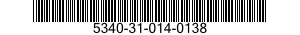 5340-31-014-0138 BRACKET,MOUNTING 5340310140138 310140138