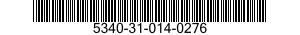 5340-31-014-0276 BRACKET,LEVER 5340310140276 310140276