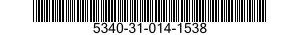 5340-31-014-1538 BRACKET,MOUNTING 5340310141538 310141538