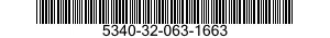 5340-32-063-1663 BRACKET,MOUNTING 5340320631663 320631663