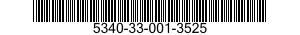 5340-33-001-3525 BRACKET,SHELF 5340330013525 330013525