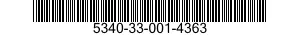 5340-33-001-4363 BRACKET,ANGLE 5340330014363 330014363