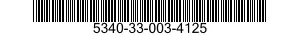 5340-33-003-4125 CLAMP,LOOP 5340330034125 330034125