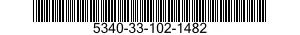 5340-33-102-1482 BRACKET,MOUNTING 5340331021482 331021482