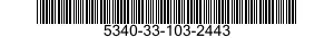 5340-33-103-2443 CLEVIS,ROD END 5340331032443 331032443