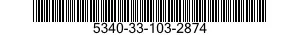 5340-33-103-2874 BRACKET,ANGLE 5340331032874 331032874