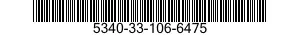 5340-33-106-6475 BRACKET,ANGLE 5340331066475 331066475