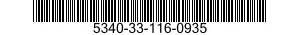 5340-33-116-0935 DAMPER,SHIMMY 5340331160935 331160935