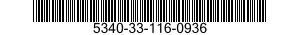 5340-33-116-0936 DAMPER,SHIMMY 5340331160936 331160936