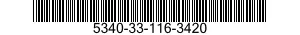 5340-33-116-3420 DISK,SOLID,PLAIN 5340331163420 331163420