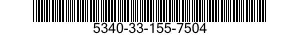 5340-33-155-7504 PLATE,MENDING 5340331557504 331557504