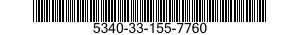 5340-33-155-7760 BRACKET,ANGLE 5340331557760 331557760