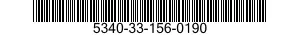 5340-33-156-0190  5340331560190 331560190