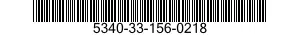 5340-33-156-0218  5340331560218 331560218