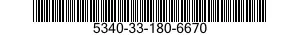 5340-33-180-6670 LEAF,STRAP HINGE 5340331806670 331806670