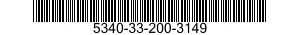 5340-33-200-3149 BRACKET,MOUNTING 5340332003149 332003149