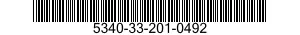 5340-33-201-0492 HANDLE,BOW 5340332010492 332010492