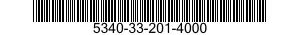 5340-33-201-4000 BRACKET,ANGLE 5340332014000 332014000