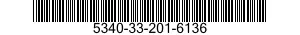 5340-33-201-6136 BRACKET,DOUBLE ANGLE 5340332016136 332016136