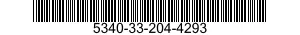 5340-33-204-4293 BRACKET,MOUNTING 5340332044293 332044293