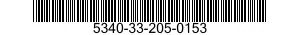 5340-33-205-0153 SEAL,ANTIPILFERAGE 5340332050153 332050153