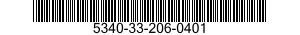 5340-33-206-0401 BRACKET,ANGLE 5340332060401 332060401