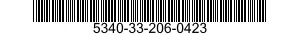 5340-33-206-0423 BRACKET,MULTIPLE ANGLE 5340332060423 332060423