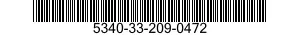 5340-33-209-0472 BUTTON,PLUG 5340332090472 332090472