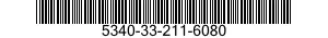 5340-33-211-6080 BRACKET,MOUNTING 5340332116080 332116080