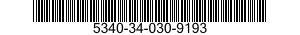 5340-34-030-9193 BRACKET,MOUNTING 5340340309193 340309193