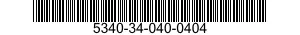 5340-34-040-0404 PLATE,RETAINING,WINDOW 5340340400404 340400404