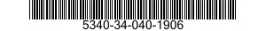 5340-34-040-1906 BRACKET,ANGLE 5340340401906 340401906