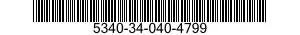 5340-34-040-4799 BRACKET,MOUNTING 5340340404799 340404799
