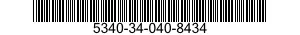 5340-34-040-8434 CLAMP,BLOCK,SECTION 5340340408434 340408434