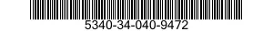 5340-34-040-9472 LOCKING PLATE,NUT AND BOLT 5340340409472 340409472