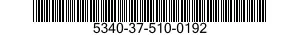 5340-37-510-0192  5340375100192 375100192