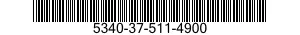 5340-37-511-4900 BRACKET,DOUBLE ANGLE 5340375114900 375114900